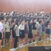 １学期の終業式です