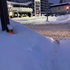 札幌市内の道路が　積雪で凄いことに