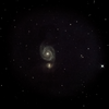 くまたぬきの春の銀河～M51　DeNoiseAI使ってみた