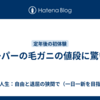 スーパーの毛ガニの値段に驚いた