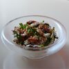 「鱧と夏野菜のサラダ　梅肉ソースがけ」のご紹介