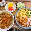 長寿庵（雪が谷大塚）日替わりランチ〔ミニ牛丼＋ミニ冷したぬきそば〕
