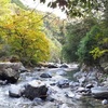 川原でアウトドア