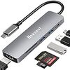 USB C ハブ 6ポート USB Type C hub PS4対応 4K HDMI出力 PD急速充電 USB3.0 高速データ転送 USB2.0 USB3.0 ハブ SD/Micro SD カードリーダー マイクロ タイプC HDMI 変換アダプタ コンパクト Nintendo Switch/Samsung Dex Mode/ MacBook/MacBook Pro/Air/ChromeBook/Surface GO/Pro7等対応