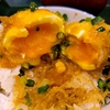 てんぷら 玉おき@大田市場（玉天丼＋カマンベールチーズ天＋小柱と三ツ葉のかき揚げ）
