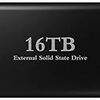 16TB 外付けハードディスクドライブ、ポータブルハードディスクドライブ - 読み取り速度最大500Mb/sの超高速SSD外付けハードディスクドライブ、Mac/Windows用16テラバイト外付けハードディスクストレージ M20