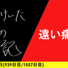 【日記】遠い痛み