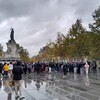 Sous la pluie,  j'ai marché.