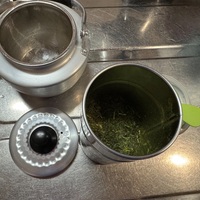 朝のお茶。