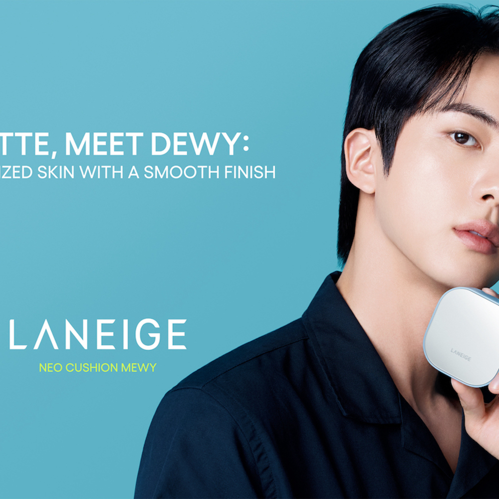BTS JINの美肌が渋谷に出現！LANEIGE「ネオクッション ミュイ」の発売に注目
