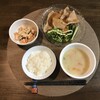 スパゲティナポリタンとポークジンジャー