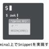 Terminal上でSnippetを実現する ~ zle(Zsh Line Editor) × fzf ~