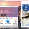 MacのメニューバーにWeather Channelの天気情報を表示できるアプリ「WeatherApp」が無料セール中。