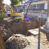 八幡神社手洗い排水管修復工事