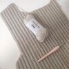 セリアのソロフィムで編んだ肩幅広めでも似合うベスト②完成