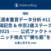 【週末重賞データ分析 #11】新潟記念 & 中京2歳ステークス 2025 ―― 公式ファクト＋ニッチ視点で“勝ち筋”を見極める――