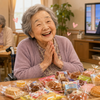 安住アナ好きなお婆さんにおやつが集まる介護施設の日常
