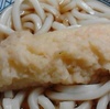 イカ天ぷら　うどん