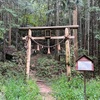 中津川　高森神社と風穴