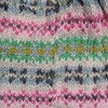 輪編みの編み込み模様がずれる　段ズレ、段差にならない編み方