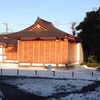 雪がほんのり積もりました