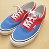 【VANS】ERA95DX (アナハイムファクトリー) OG NAVY/OG RED (青/赤)をレビュー