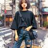 WALKGIRL ｢歩く(walk)｣+｢少女(girl)｣の実験 | outtakes001 by #DALL-E3