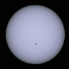 「太陽(白色光)」の撮影　2023年11月7日(機材：ミニボーグ45EDⅡ、E-PL8、ポラリエ)