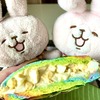 チェンマイのプンノイベーカリーのレインボーパンで作る”卵サンド”味はいかに？？？