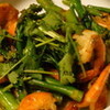 海老とブロッコリーの炒め物