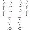 変電所母線などの結線方式