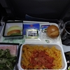 イタリア旅行①アリタリア航空　機内食