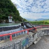 東山円筒分水槽へ《片貝川の水めぐり・その１》