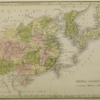 1835　米国　Bradford図　China は満州、チベット、モンゴルを含まず（中華皇帝としての統治範囲のみ）とする地図　