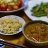 今日は母の日、でもふつーにカレーを作る。