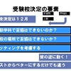 大学受験　併願校・受験校の決め方その４　ベストからベターへ動くだけで、合格確率をアップさせる！