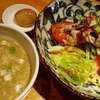 すずらん(渋谷)黒豚しゃぶしゃぶ冷しつけ麺【ひもかわ麺】