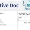 マークダウンとJavaScriptでインタラクティブなWebサイトを作れる「Reactive Doc」を使ってみた！