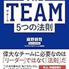 麻野耕司『THE TEAM　5つの法則』