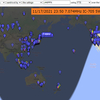 本日の40ｍバンド 7.074MHz(海外) 5Wチャレンジ