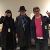 細野晴臣さんの５０周年記念コンサート終演後松本隆さん、写真家の安珠さんと岡林信康さん