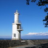 戸田の灯台と富士山