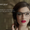 Google Glass 対応度付き眼鏡フレーム