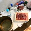 肉をたべるやつやった