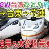 ［5］新自強号＆太魯閣号を乗り継いで東海岸を移動！ 花蓮を散策【2025GW台湾ひとり旅】