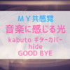 【共感覚】音楽に感じる光の動き｜中学生ギタリストkabutoさんギター演奏（hide「GOOD BYE」カバー）