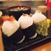 おむすびと餃子