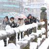 一週間後、雪化粧した京都