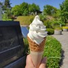 道の駅　豊栄　ソフトクリーム