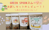 宅配スムージー『ＧＲＥＥＮ　ＳＰＯＯＮ』お試しセットレビュー！気になる口コミは？